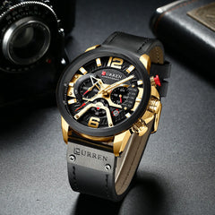 CURREN 8329 Men's Waterproof Multifunction Watch