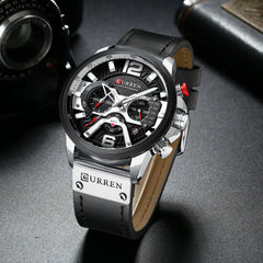 CURREN 8329 Men's Waterproof Multifunction Watch