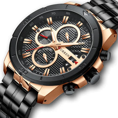 CURREN Men's Durable Waterproof Quartz Watch