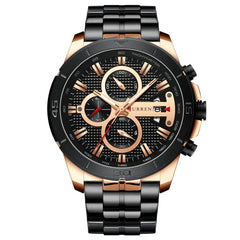 CURREN Men's Durable Waterproof Quartz Watch