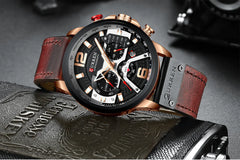 CURREN 8329 Men's Waterproof Multifunction Watch