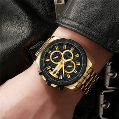 CURREN Men's Durable Waterproof Quartz Watch