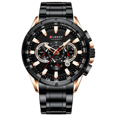 Curren 8363 Men's Multifunctional Waterproof Watch