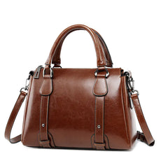 Fashionable Cowhide Leather Shoulder Handbags for Women