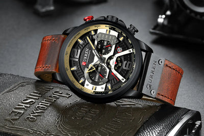 CURREN 8329 Men's Waterproof Multifunction Watch